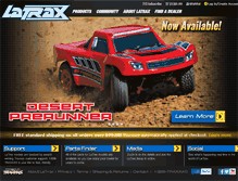 Tablet Screenshot of latrax.com